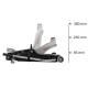 Cric crocodil 2,25T plat, Ultra Low Lift Pro TUV 347.02 Heyner