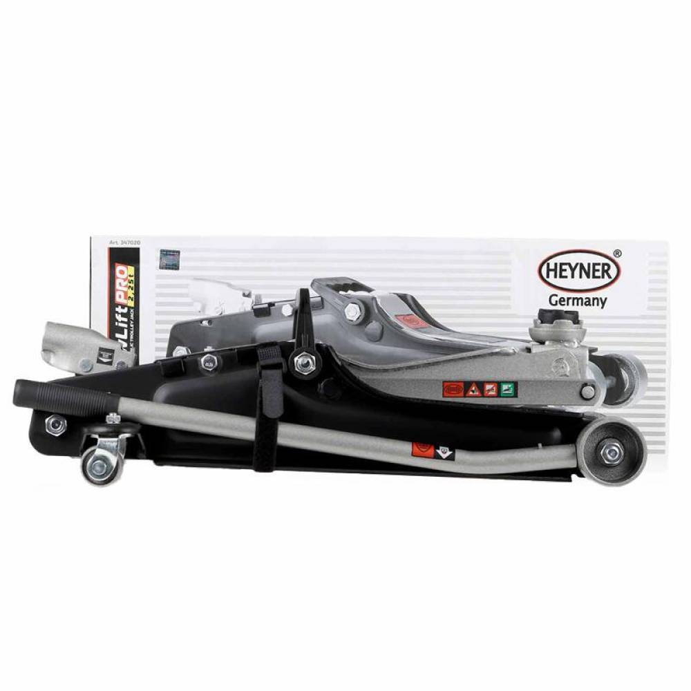 Cric crocodil 2,25T plat, Ultra Low Lift Pro TUV 347.02 Heyner