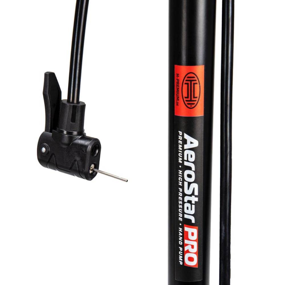 Pompa de aer manuala cu manometru AeroStar Pro 11bar 216.20 Heyner
