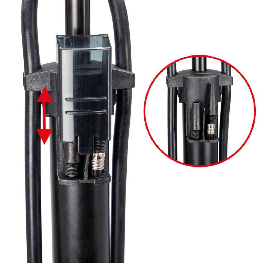 Pompa de aer manuala cu manometru AeroStar Pro 11bar 216.20 Heyner
