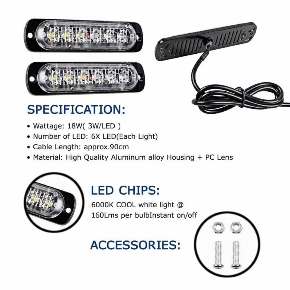 Proiector stroboscopic 6 LED-uri, 112cm, in grila, galben, VS-06T-B Proiector stroboscopic 6 LED-uri, 112cm, in grila, galben, VS-06T-B