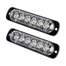 Proiector stroboscopic 6 LED-uri, 112cm, in grila, galben, VS-06T-B