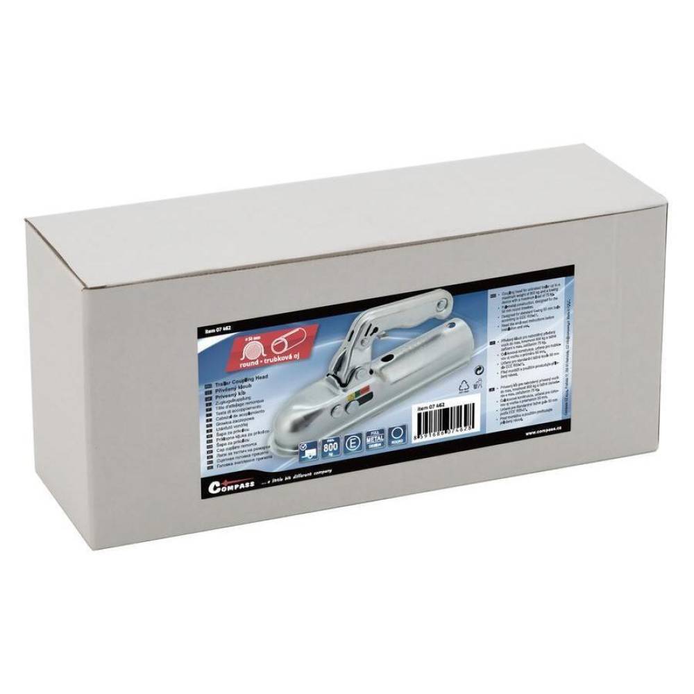Cuplaj remorca 800kg, ax rotund 50mm, Compass 07462