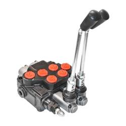 Distribuitor hidraulic cu 2 manete (160-200 bar 80L/min) RA14 BK99021 Distribuitor hidraulic cu 2 manete (160-200 bar 80L/min) RA14 BK99021