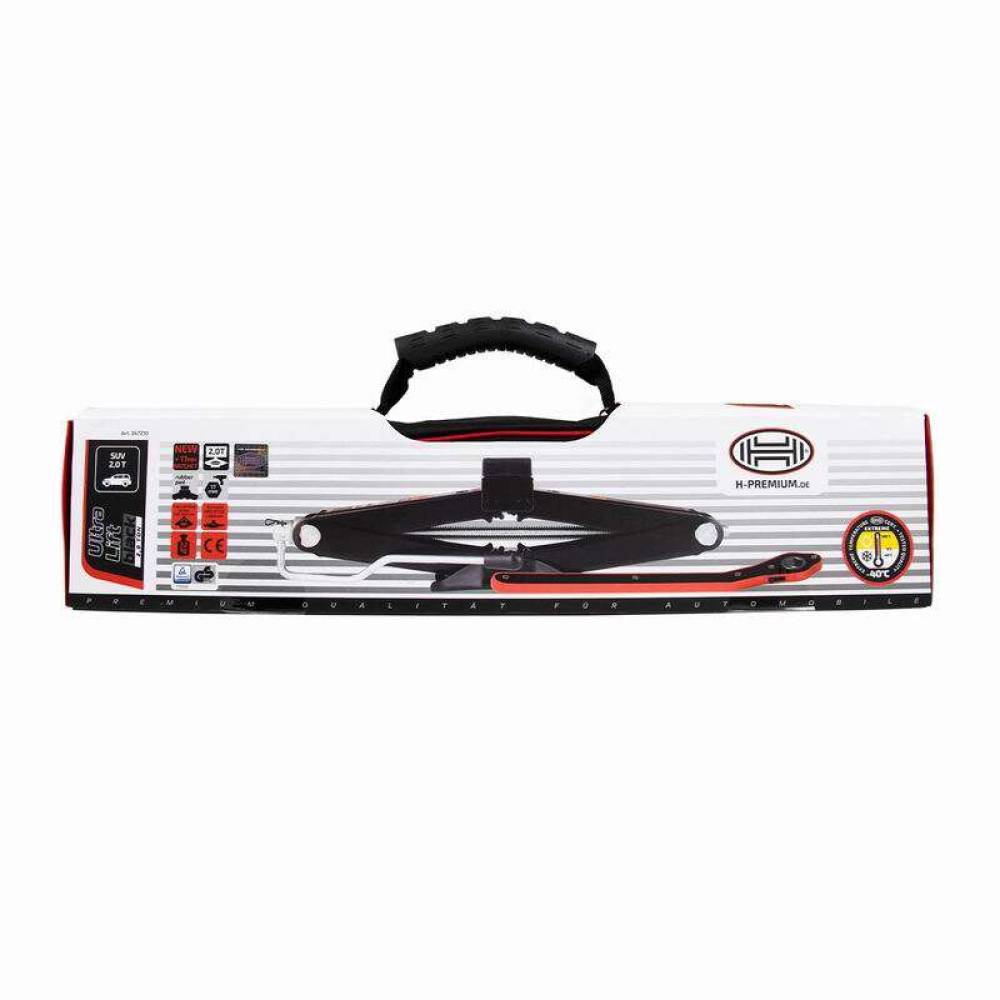 Cric foarfeca, 2T, 8-44cm, cu manivela si cheie clichet, husa depozitare, SUV, Ultralift L Pro, 347.21 Heyner