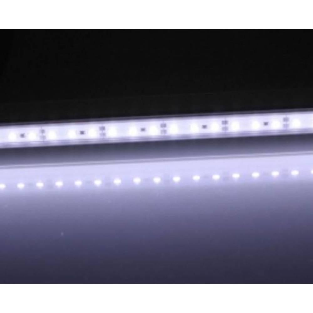 Lampa bara LED, banda rigida cu suport aluminiu, silliconata, 24V, 72 SMD-uri, 100cm, ALSZ10