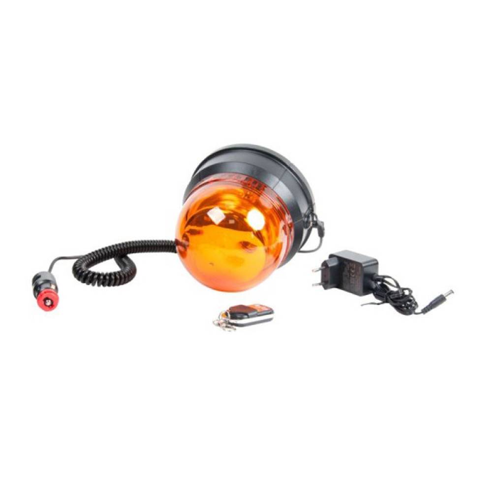 Girofar wireless, 12-24V, cu LED, cu acumulator, reincarcabil 12-24V si 220V, cu telecomanda, 1754 Automax