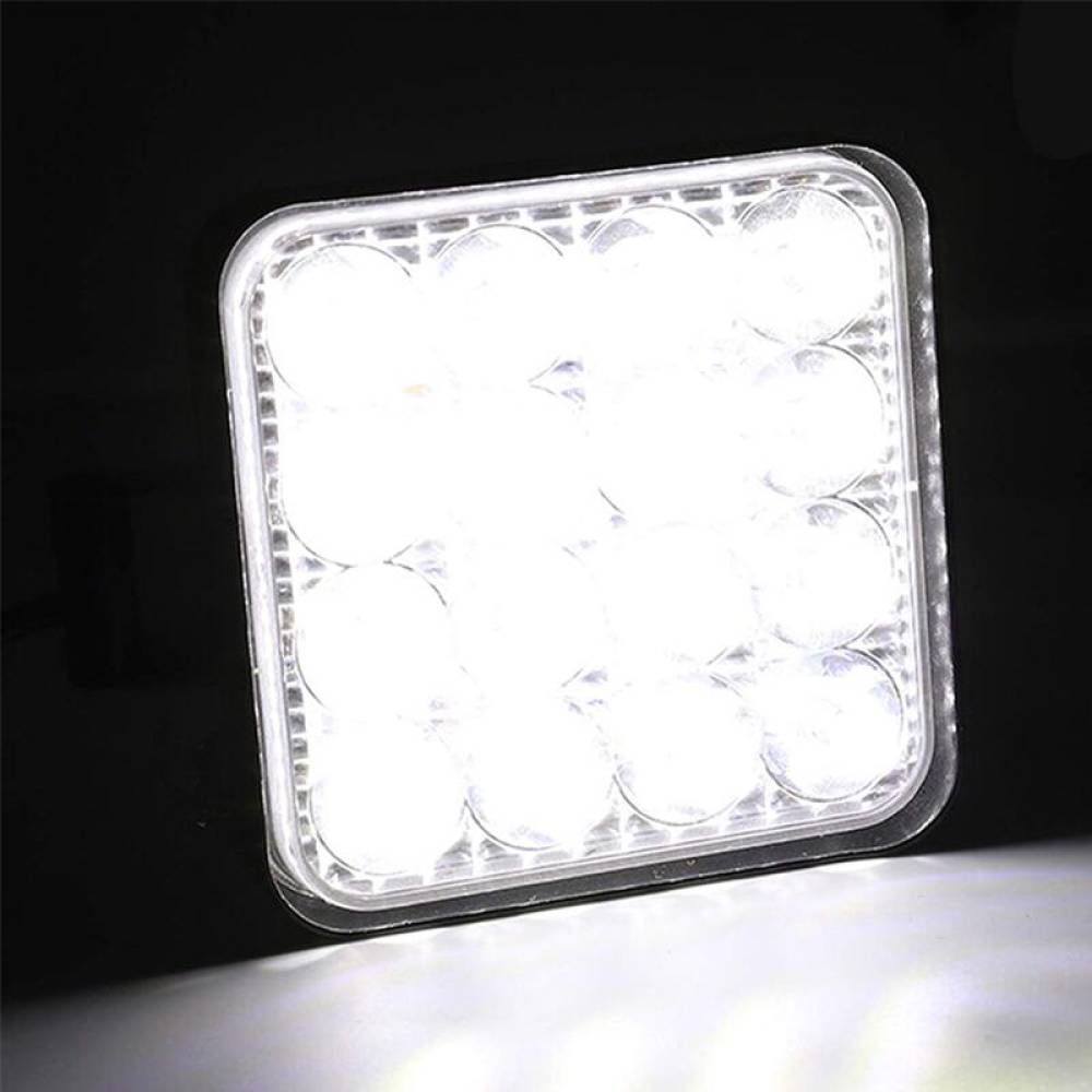 Proiector lucru 83x83mm, LED, 12/24V, 48W, 3840lm, GD31616NM