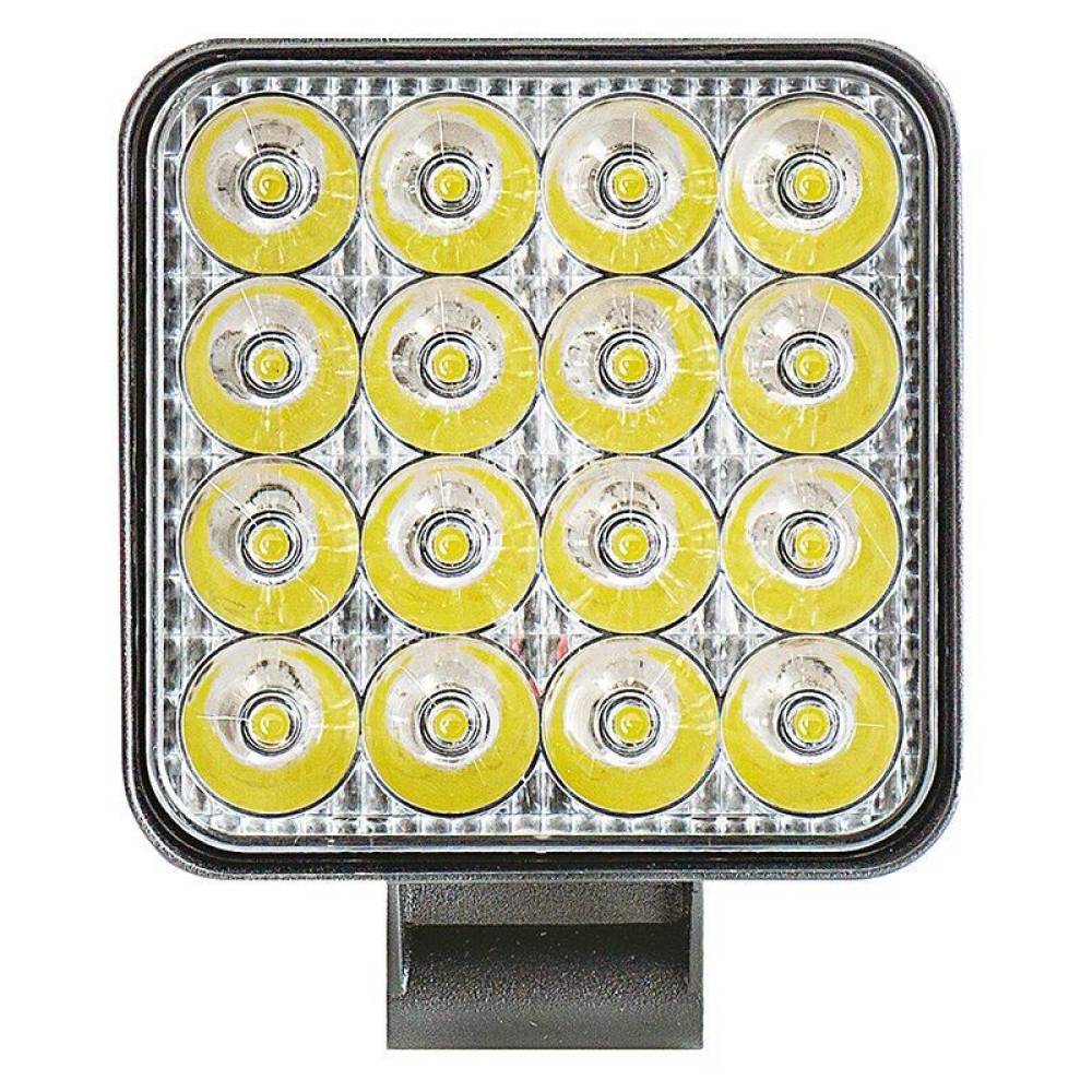 Proiector lucru 83x83mm, LED, 12/24V, 48W, 3840lm, GD31616NM