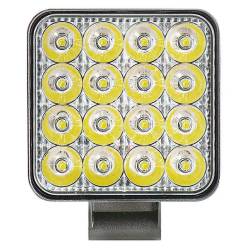 Proiector lucru 83x83mm, LED, 12/24V, 48W, 3840lm, GD31616NM