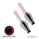 Ornament capacele valva cu LED albastru, auto, moto, velo, set 2 bucati, QMZ-03-blu