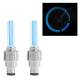Ornament capacele valva cu LED albastru, auto, moto, velo, set 2 bucati, QMZ-03-blu