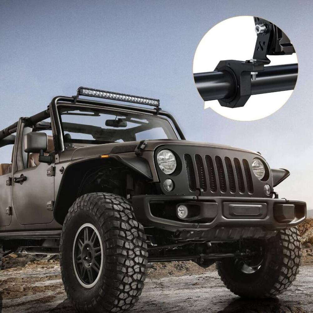 Set 2 suporti proiectoare, prindere pe rollbar sau bullbar, reglabil fi 54-70mm, S.P.044 247 Lighting
