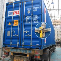 Set 10 bucati sigilii pentru container, fi8mm, lungime 70mm, galbene, LCN038 Set 10 bucati sigilii pentru container, fi8mm, lungime 70mm, galbene, LCN038