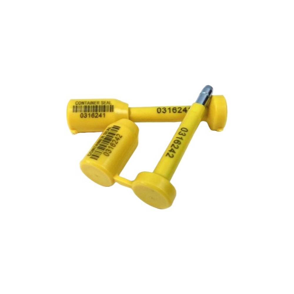 Set 10 bucati sigilii pentru container, fi8mm, lungime 70mm, galbene, LCN038 Set 10 bucati sigilii pentru container, fi8mm, lungime 70mm, galbene, LCN038