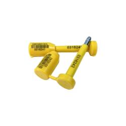 Set 10 bucati sigilii pentru container, fi8mm, lungime 70mm, galbene, LCN038