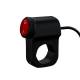 Intrerupator ON/OFF, iluminare LED rosu, aluminiu, scuter, atv, prindere pe ghidon, MCC004