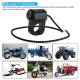Intrerupator ON/OFF, iluminare LED rosu, aluminiu, scuter, atv, prindere pe ghidon, MCC004