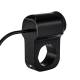 Intrerupator ON/OFF, iluminare LED rosu, aluminiu, scuter, atv, prindere pe ghidon, MCC004