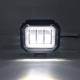 Proiector faza lunga, 94x90, LED, 3 functii, stroboscopic, pozitie alba, cu DRL Angel Eyes, 12-24V, 30W, 1500lm, spot dunga, ZC-4SQ