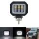 Proiector faza lunga, 94x90, LED, 3 functii, stroboscopic, pozitie alba, cu DRL Angel Eyes, 12-24V, 30W, 1500lm, spot dunga, ZC-4SQ