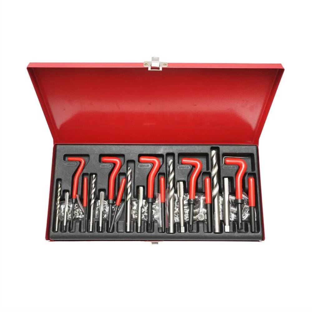 Trusa 131 piese reparat filete M5, M6, M8, M10, M12, BK78612