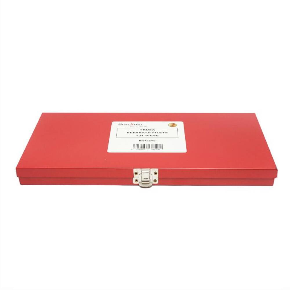 Trusa 131 piese reparat filete M5, M6, M8, M10, M12, BK78612