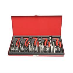 Trusa 131 piese reparat filete M5, M6, M8, M10, M12, BK78612