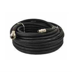 Furtun aer compresor 15m, fi17mm, 20 bar, cu cupla rapida, negru, WDP020
