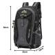 Ghiozdan negru 40L, B.A.M AKC137 Ghiozdan negru 40L, B.A.M AKC137