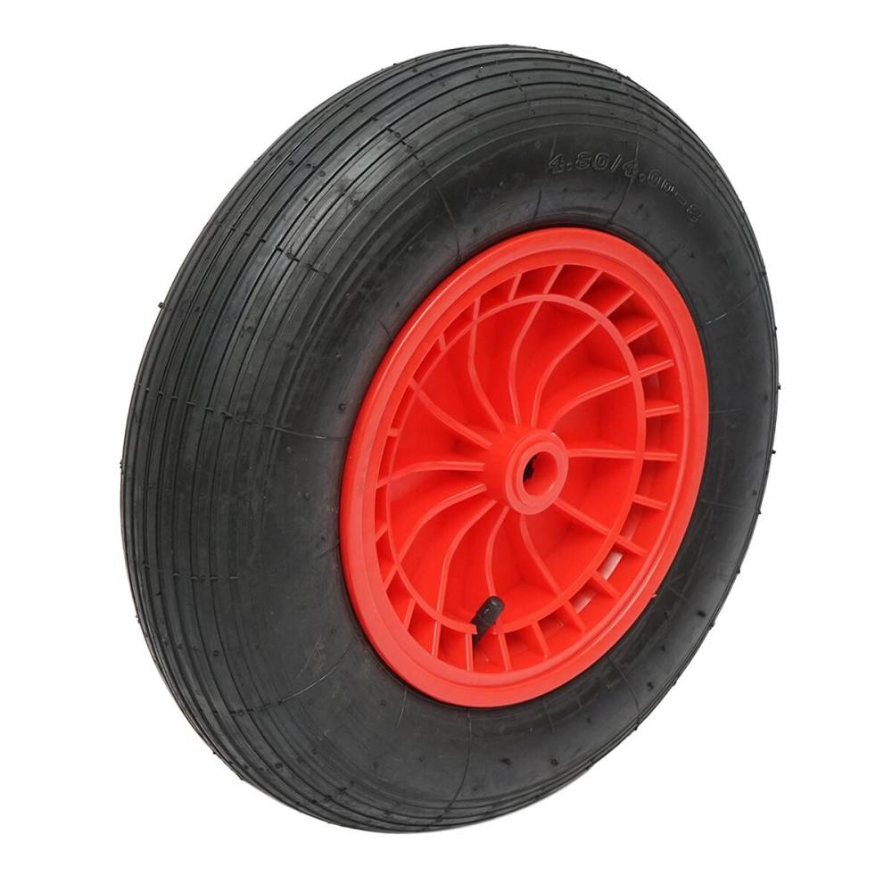 Roata roaba, 4.80 / 4.00-8, cu janta din plastic, fara ax, gaura fi 16mm bk LT34