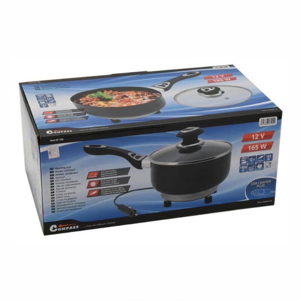 Cratita electrica 1.9L, 12V, 165W, 18x8cm, 07105 Compass 