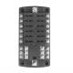 Cutie sigurante plate, cu 12 circuite, max30A, cu bara conexiune negativa, capac protectie, 03834 Amio