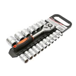 Set chei tubulare E8-3 (18 bucati + clichet1/2