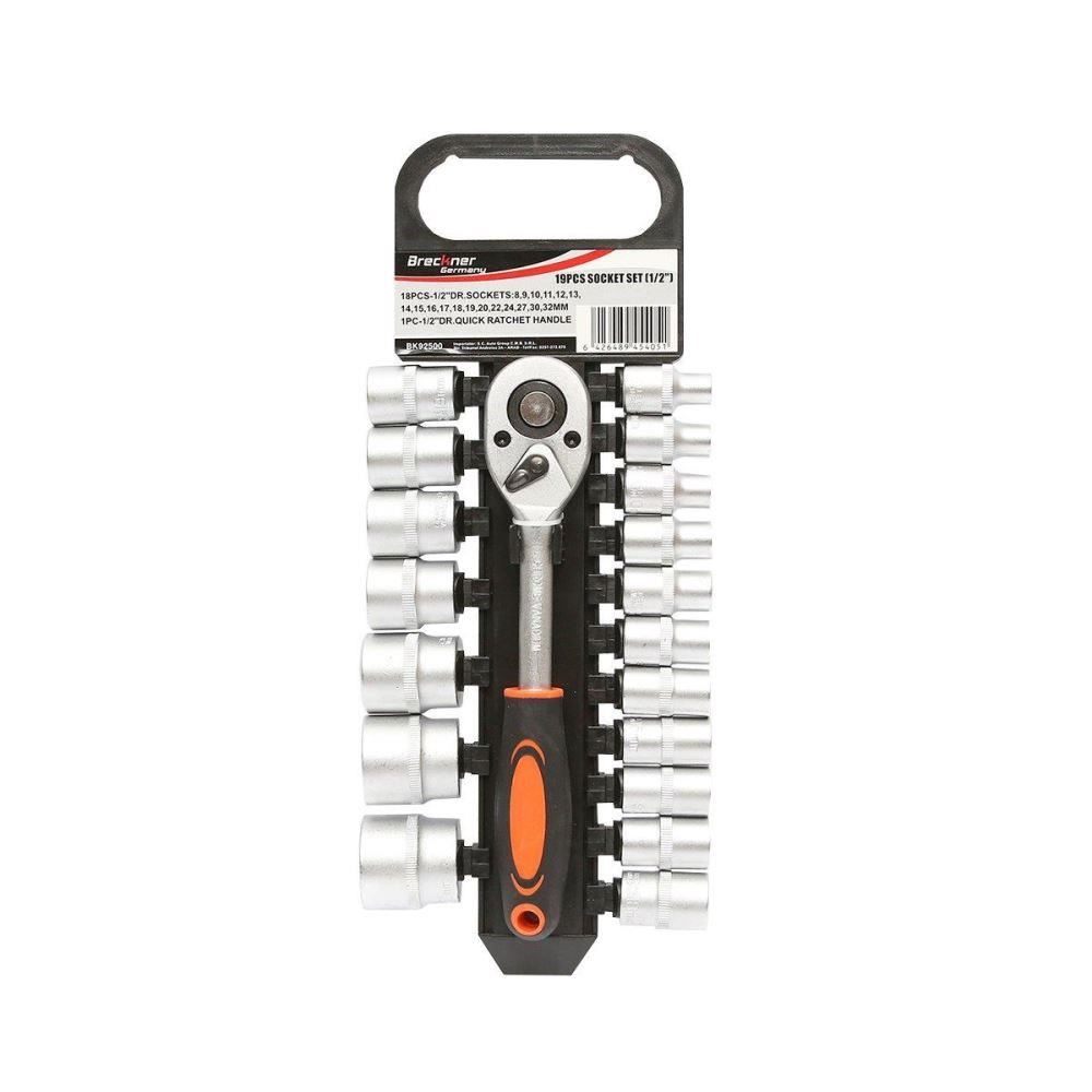 Set chei tubulare E8-3 (18 bucati + clichet1/2
