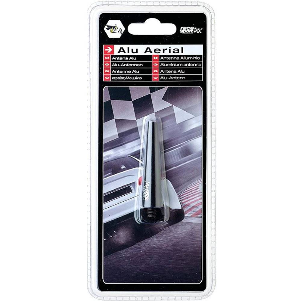 Tija antena 56mm, 2adaptori (5+6mm) BLACK Bullet, AluAerial RaceSport 400812B Sumex