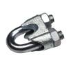 Set 2 bucati brida galvanizata DIN741, pentru cablu fi6, M6, 09520036 UNIQ