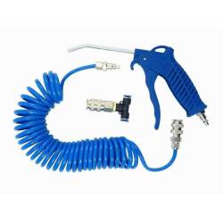 Furtun cu pistol aer cabina 5m/6mm,10Atm, cu mufa T 1/4