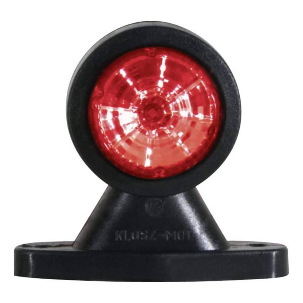 Lampa gabarit cu brat drept 88mm, FT-009-A, LED, alb-rosie, dispersor fi66, 12-36V Fristom