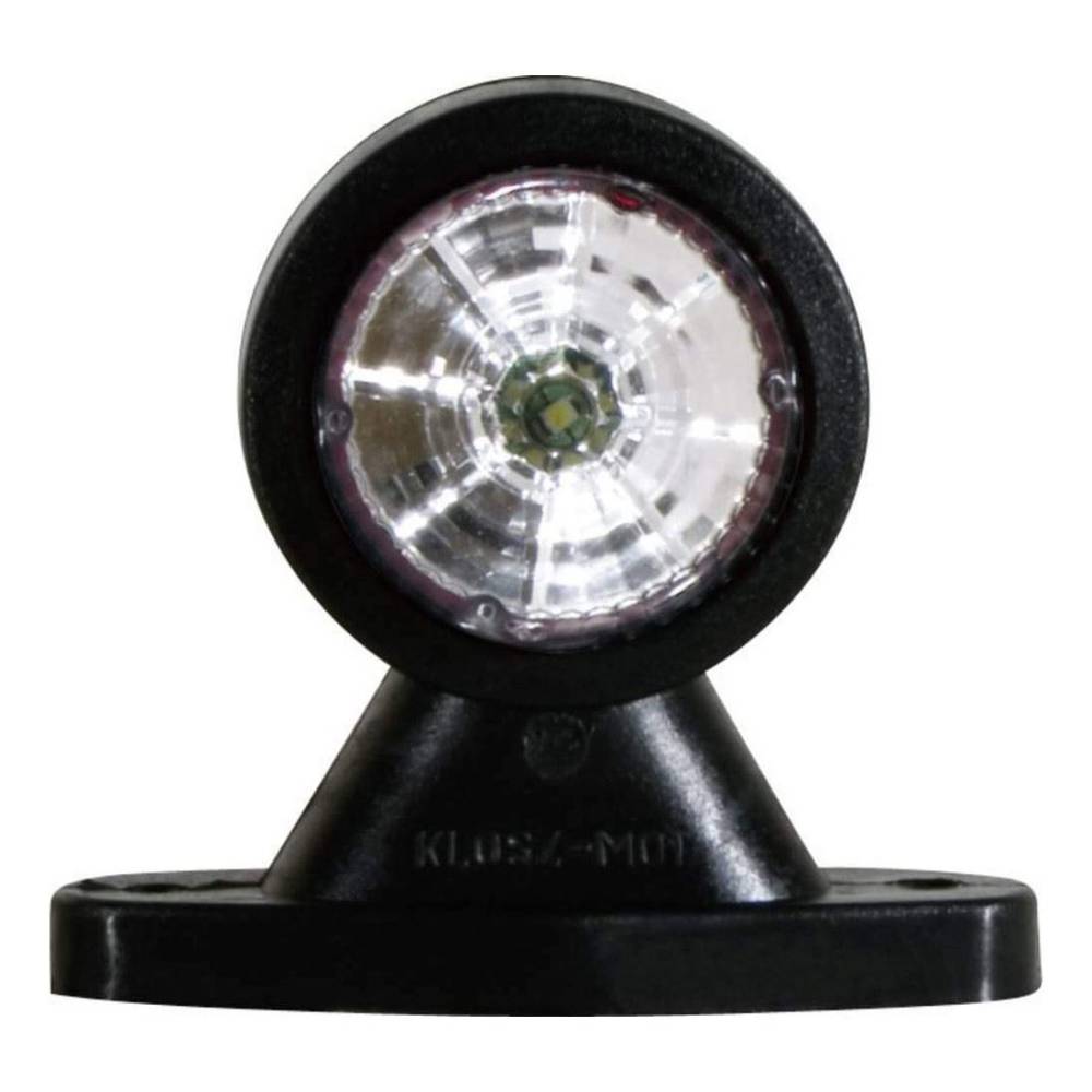 Lampa gabarit cu brat drept 88mm, FT-009-A, LED, alb-rosie, dispersor fi66, 12-36V Fristom