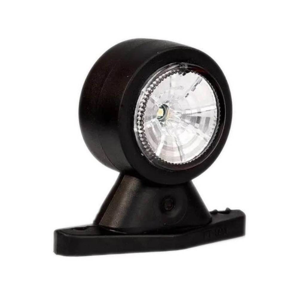 Lampa gabarit cu brat drept 88mm, FT-009-A, LED, alb-rosie, dispersor fi66, 12-36V Fristom