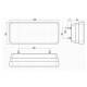 Lampa spate 300x130, 5 functii, cu ceata si mers inapoi, cu cablu, stanga, compatibil Iveco Eurocargo, L2011 TruckLed Lampa spate 300x130, 5 functii, cu ceata si mers inapoi, cu cablu, stanga, compatibil Iveco Eurocargo, L2011 TruckLed