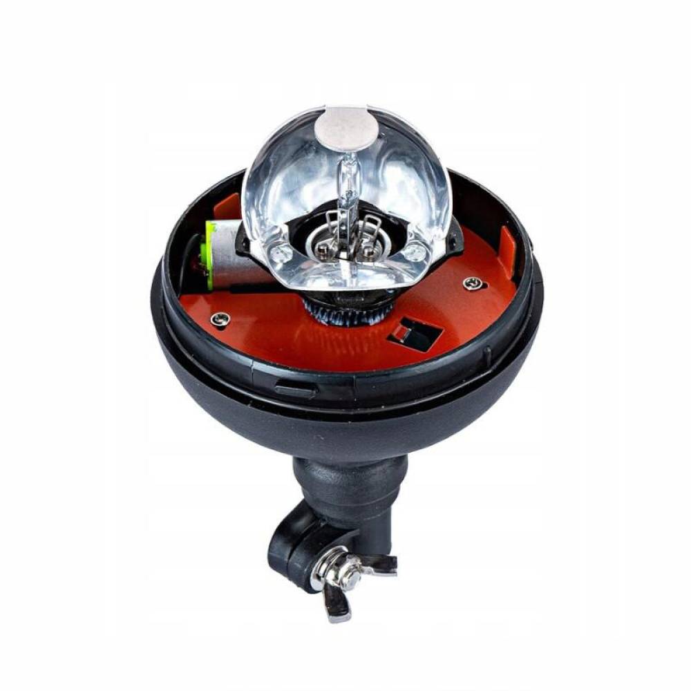 Girofar 12-24V, h210, prindere pe tija flexibila, 2 becuri H1, melc metalic, LOB107 TruckLed