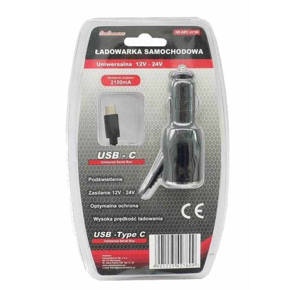 Incarcator auto tip C 12/24V 2.1A 42780 Carco