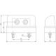 Lampa numar 83x40, 2 LED-uri, 12-30V FT-016 Fristom     