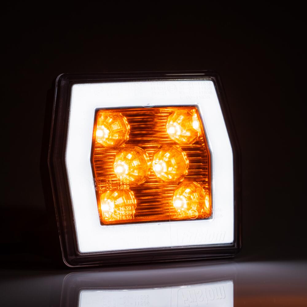 Lampa semnalizare cu pozitie 99,5x93  LED, FT-125 Fristom