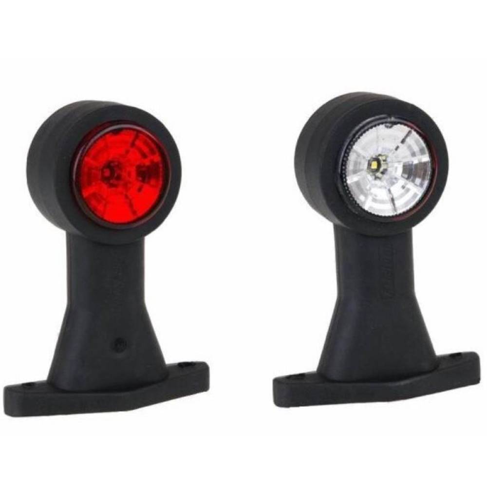 Lampa gabarit cu brat drept, 130mm, LED, alb-rosie, 12-36V, FT-009-B Fristom