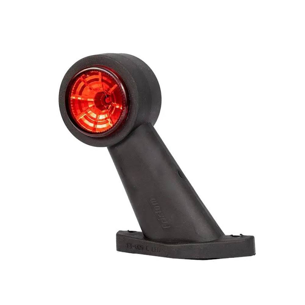 Lampa gabarit cu brat oblic 45°, 130mm, LED, alb-rosie, 12-36V, FT-009-C Fristom