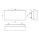 Lampa spate 300x130, 5 functii, cu ceata, cu cablu, dreapta, compatibila Iveco Eurocargo, L2012 TruckLed