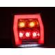 Lampa spate 99.6x93, 4 functii, iluminare numar, LED Neon, FT-122T Fristom Lampa spate 99.6x93, 4 functii, iluminare numar, LED Neon, FT-122T Fristom